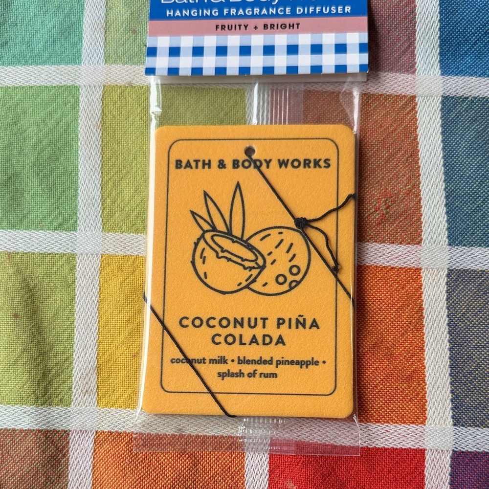 🥥 Bath & Body Works Coconut Piña Colada Fragrance Car Freshener Air Freshener 🥥